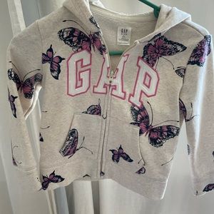 Gap Butterfly Zip Sweater